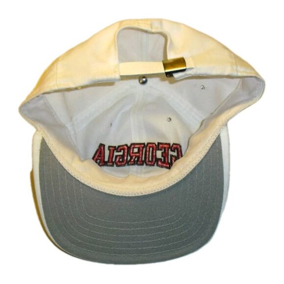 Georgia Bulldogs Vintage 90s Mens Original Pro Line Strapback hat Leather Strap - Picture 2 of 4